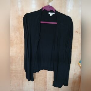 Amazon Essentials Black Cardigan Sweater Lightweight Knit